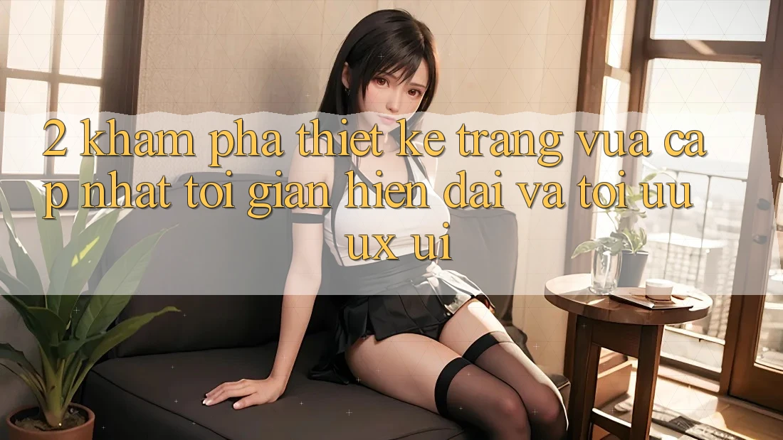 2. Khám Phá Thiết kế Trang Vừa cập nhật: Tối Giản, Hiện Đại Và Tối Ưu UX/UI
