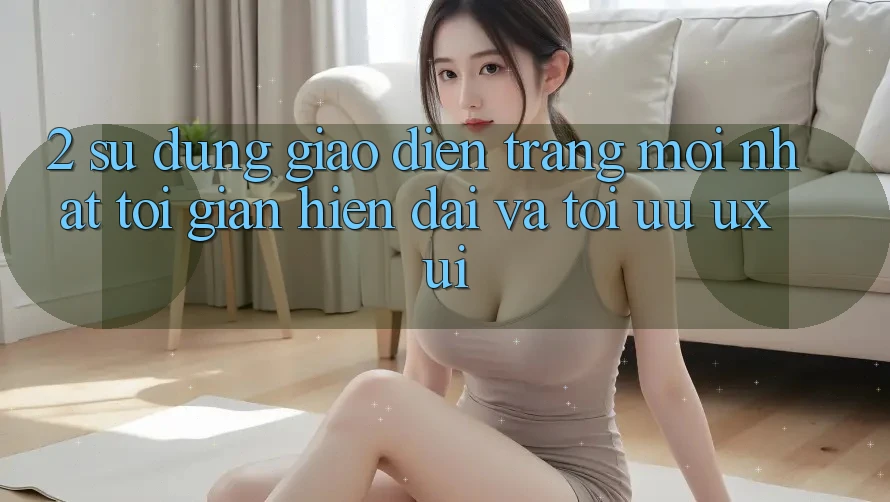 2. Sử dụng Giao Diện Trang Mới nhất: Tối Giản, Hiện Đại Và Tối Ưu UX/UI