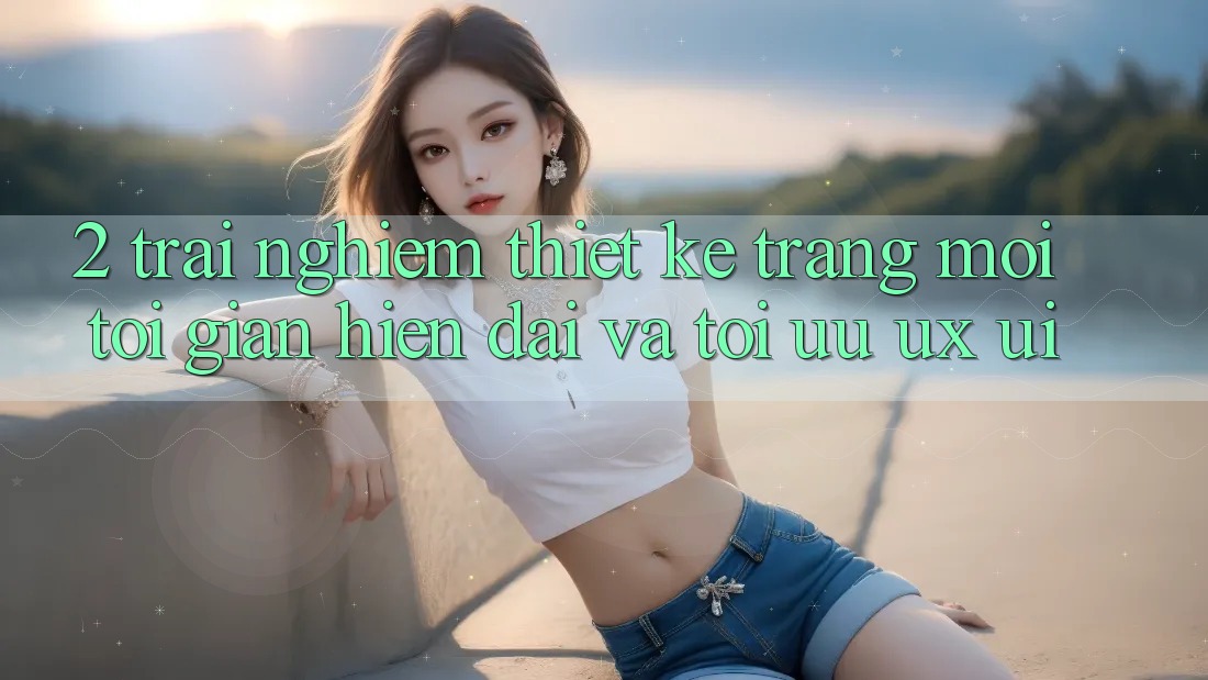 2. Trải nghiệm Thiết kế Trang Mới: Tối Giản, Hiện Đại Và Tối Ưu UX/UI