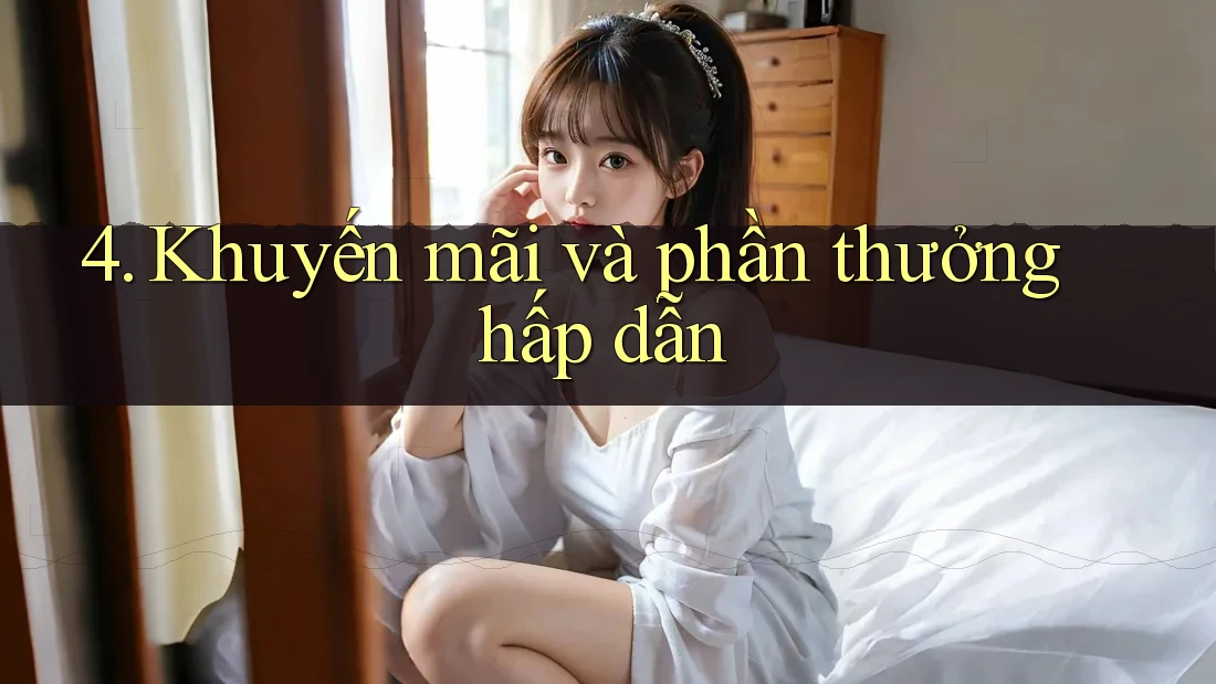 4. Khuyến mãi và phần thưởng hấp dẫn
