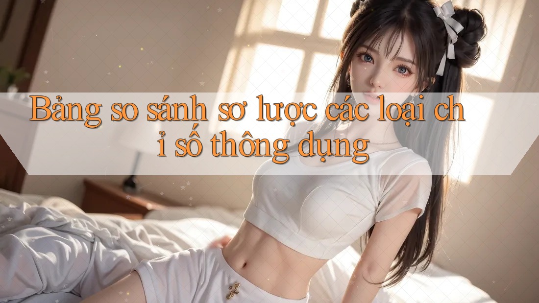 Bảng so sánh sơ lược các loại chỉ số thông dụng