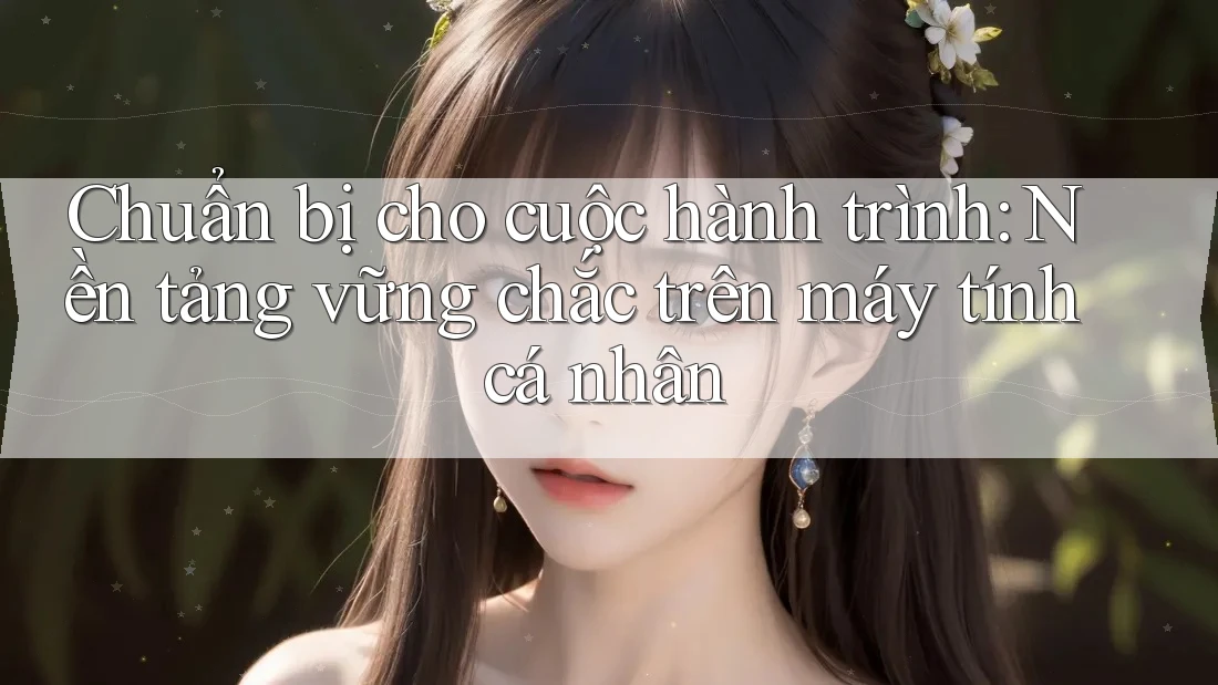 Chuẩn bị cho cuộc hành trình: Nền tảng vững chắc trên máy tính cá nhân