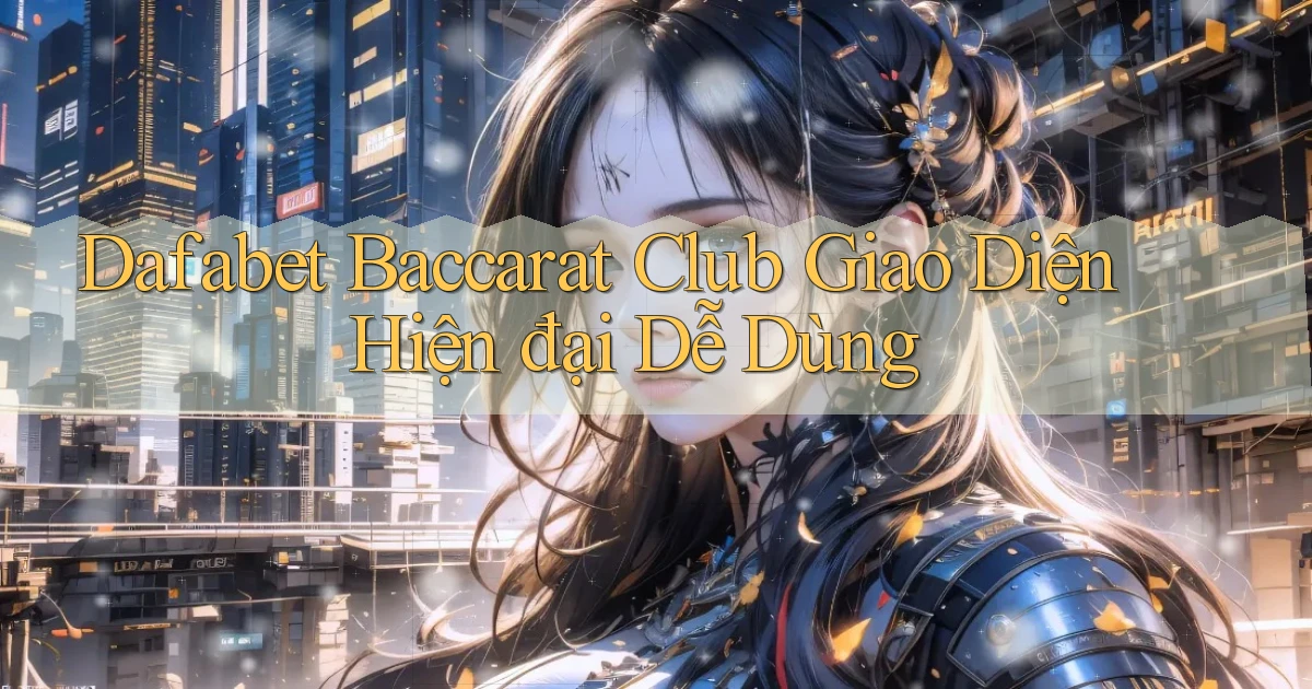 dafabet  baccarat club giao diện hiện đại dễ dùng
