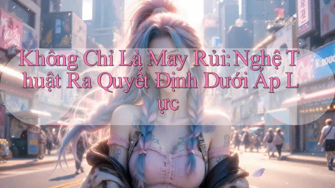 Không Chỉ Là May Rủi: Nghệ Thuật Ra Quyết Định Dưới Áp Lực Không Chỉ Là May Rủi: Nghệ Thuật Ra Quyết Định Dưới Áp Lực