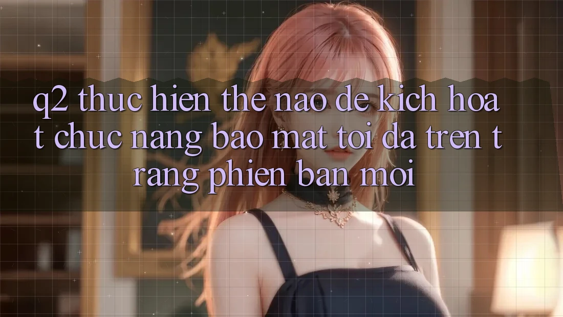 Q2: Thực hiện thế nào để kích hoạt chức năng bảo mật tối đa trên trang phiên bản mới?