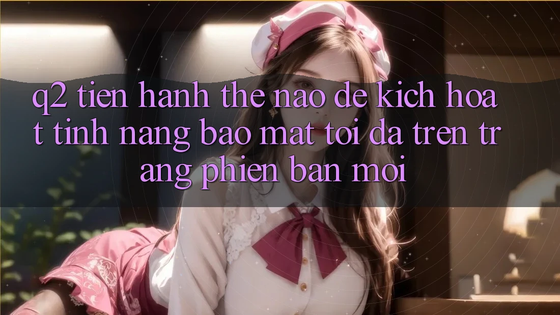 Q2: Tiến hành thế nào để kích hoạt tính năng bảo mật tối đa trên trang phiên bản mới?