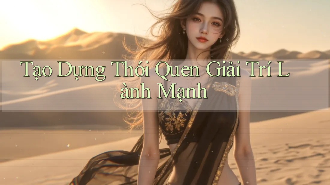 Tạo Dựng Thói Quen Giải Trí Lành Mạnh