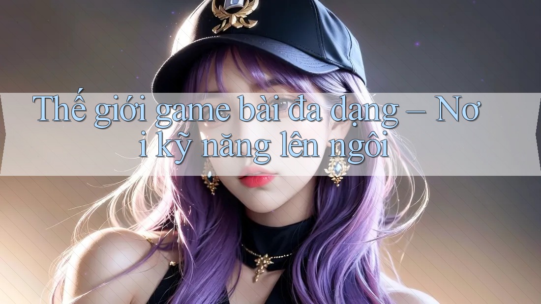 Thế giới game bài đa dạng – Nơi kỹ năng lên ngôi Thế giới game bài đa dạng – Nơi kỹ năng lên ngôi