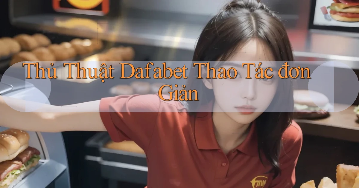 thủ thuật dafabet thao tác đơn giản