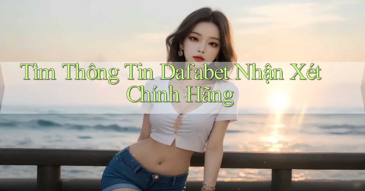 tìm thông tin dafabet nhận xét chính hãng